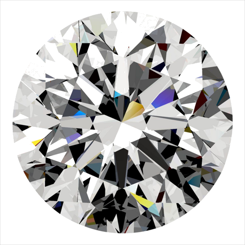 0.4 carat D-VVS1 Very Good cut Natūralus Round Deimantas (1)