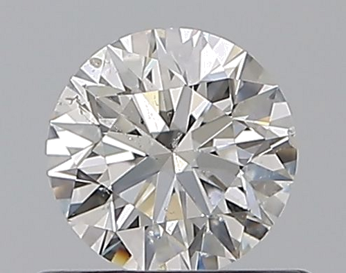 0.5 carat F-SI2 Excellent cut Natūralus Round Deimantas (1)