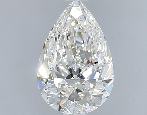 0.9 carat G-VVS2 Natūralus Pear Deimantas (1)