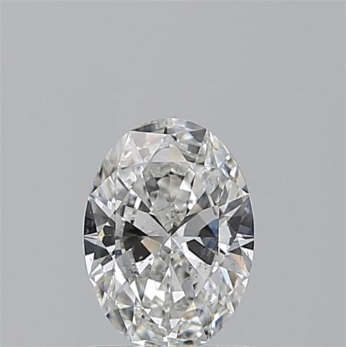 0.9 carat F-SI1 Natūralus Oval Deimantas (1)