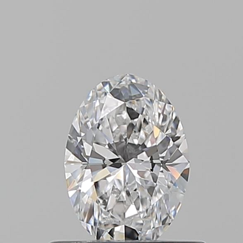 0.56 carat D-VVS2 Natūralus Oval Deimantas (1)