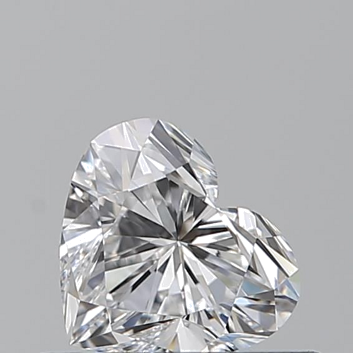 0.5 carat D-VVS1 Natūralus Heart Deimantas (1)