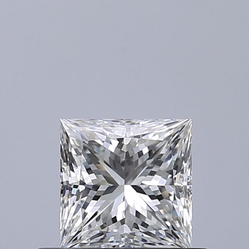 0.52 carat F-VVS1 Natūralus Princess Deimantas (1)