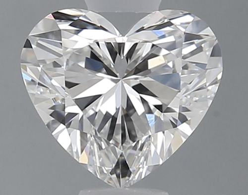 0.51 carat F-VS2 Natūralus Heart Deimantas (1)