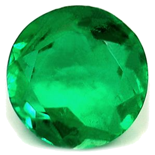 0.34 carat GREEN Round Smaragdas (1)