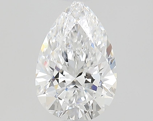 0.6 carat E-VS1 Natūralus Pear Deimantas (1)