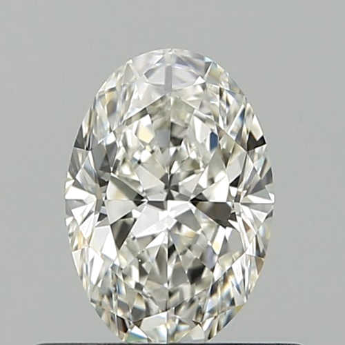 0.5 carat H-VVS2 Natūralus Oval Deimantas (1)