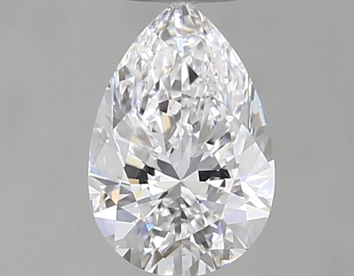 0.5 carat D-VS2 Natūralus Pear Deimantas (1)
