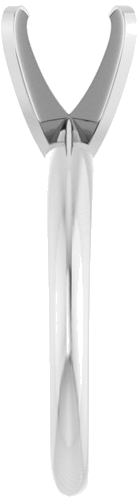 Sužadėtuvių Žiedas „Lightweight Solitaire“ 950 Platinos Round 7.8mm x 8.6mm (4)