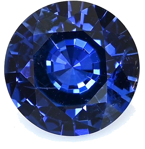 0.57 carat BLUE Round Safyras (1)