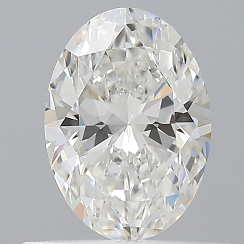 0.5 carat F-VVS2 Natūralus Oval Deimantas (1)