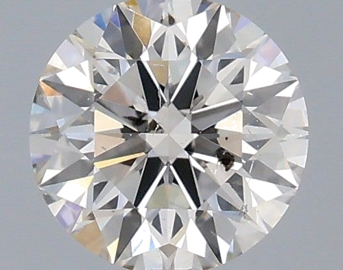 0.5 carat J-SI2 Excellent cut Natūralus Round Deimantas (1)