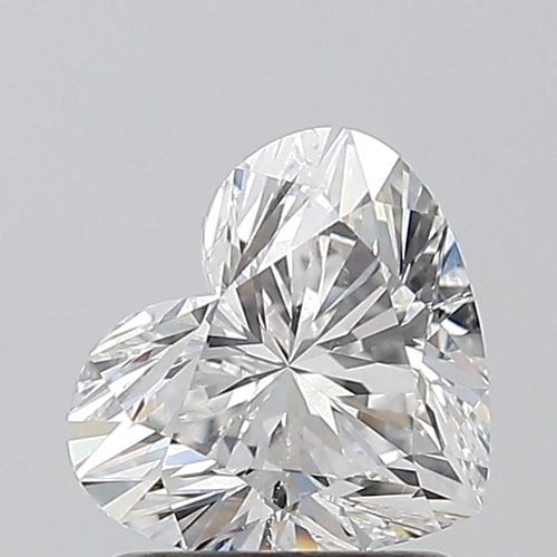 1.2 carat G-SI2 Natūralus Heart Deimantas (1)