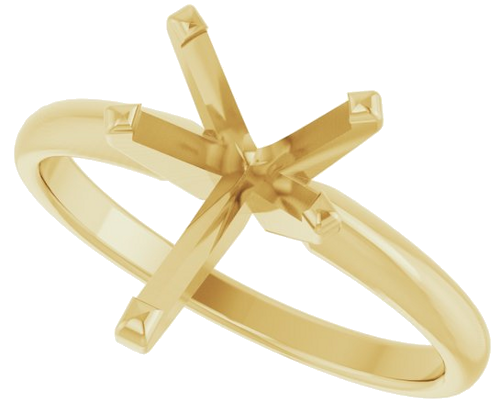 Sužadėtuvių Žiedas „Solitaire“ 14k yellow gold Pear 11mm x 7mm (5)