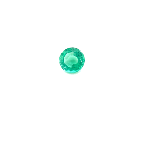 0.38 carat GREEN Round Smaragdas (1)