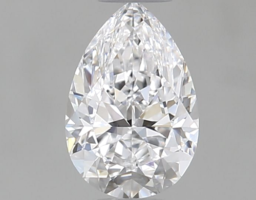 0.5 carat D-VS1 Natūralus Pear Deimantas (1)