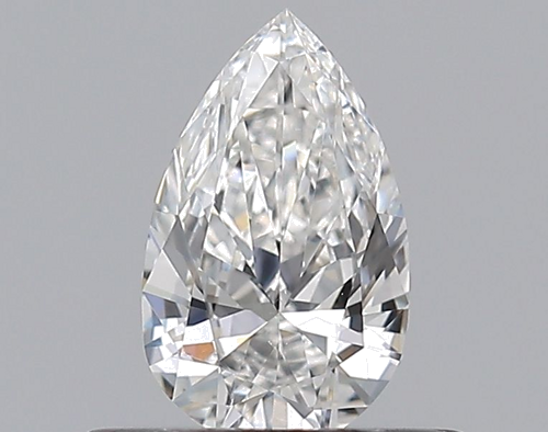 0.37 carat F-SI1 Natūralus Pear Deimantas (1)