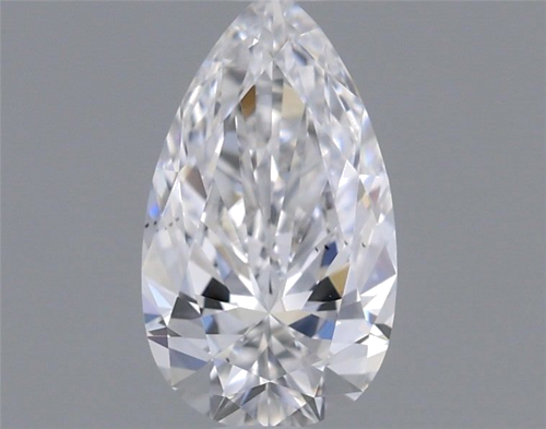 0.52 carat E-SI1 Natūralus Pear Deimantas (1)