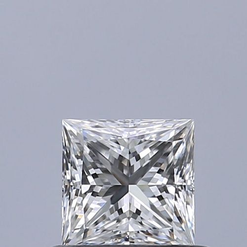 0.5 carat E-VS1 Natūralus Princess Deimantas (1)