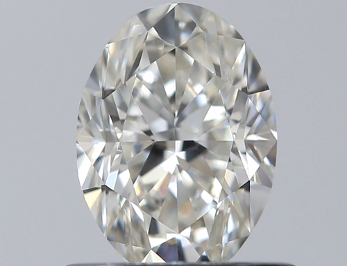 0.6 carat G-VS2 Natūralus Oval Deimantas (1)