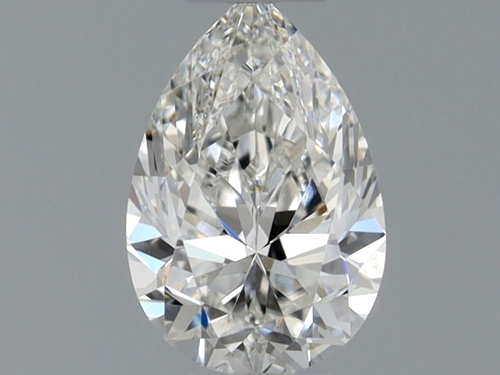 0.31 carat F-VVS2 Natūralus Pear Deimantas (1)