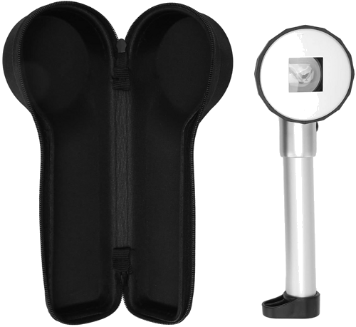 Handheld Magnifying Glass with LED Lighting and Measuring Scale 10x (7)