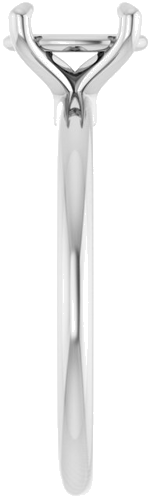 Sužadėtuvių Žiedas „Claw-Prong“ 925 Sidabro Oval 8mm x 6mm (4)