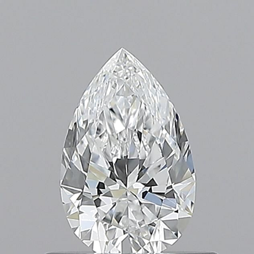 0.51 carat D-VS1 Natūralus Pear Deimantas (1)