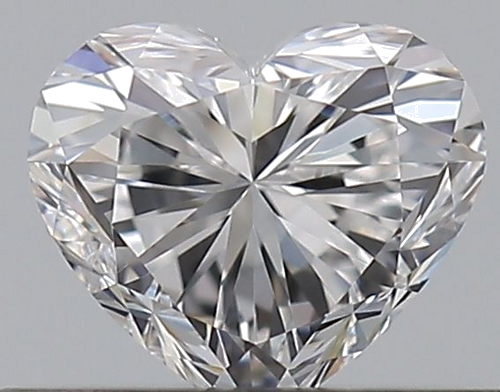 0.42 carat D-VVS2 Natūralus Heart Deimantas (1)