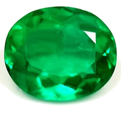 0.36 carat GREEN Oval Smaragdas (1)