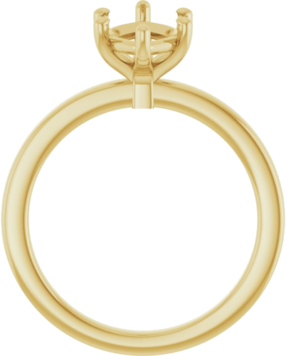 Sužadėtuvių Žiedas „Solitaire“ 14k yellow gold Marquise 13mm x 6.5mm (2)