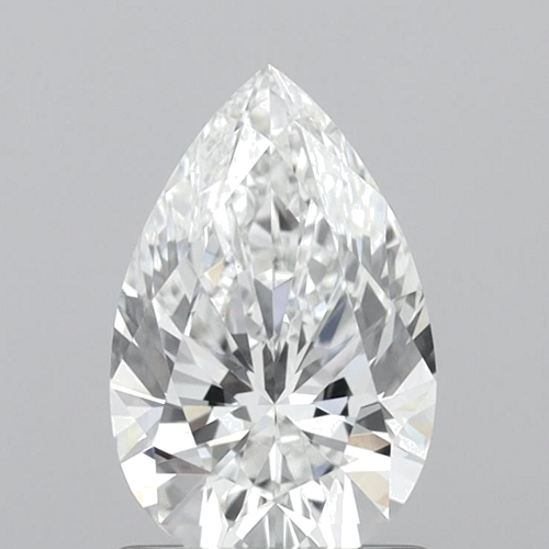 1.0 carat F-VS1 Natūralus Pear Deimantas (1)