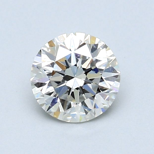 0.89 carat I-SI1 Very Good cut Natūralus Round Deimantas (1)