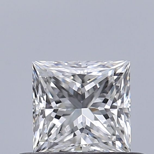 0.41 carat E-VVS1 Natūralus Princess Deimantas (1)