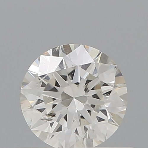 0.5 carat J-SI2 Excellent cut Natūralus Round Deimantas (1)