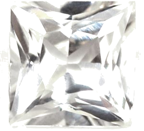 0.68 carat WHITE Square Safyras (1)