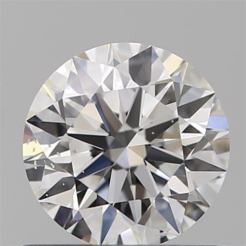 0.6 carat F-SI1 Excellent cut Natūralus Round Deimantas (1)