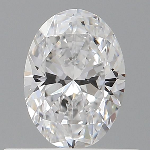 0.5 carat D-VVS2 Natūralus Oval Deimantas (1)