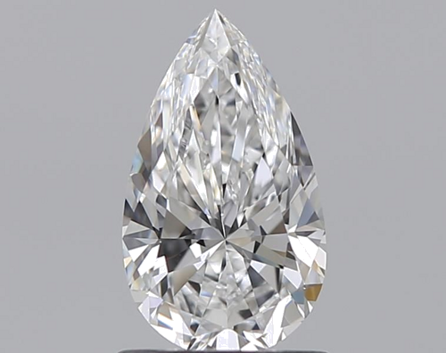 0.9 carat E-VS1 Natūralus Pear Deimantas (1)