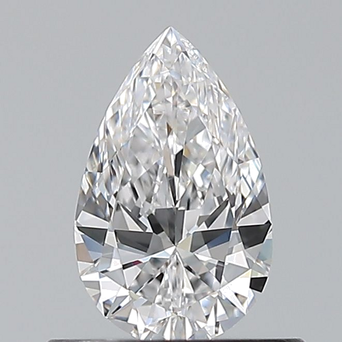 0.5 carat D-VVS1 Natūralus Pear Deimantas (1)