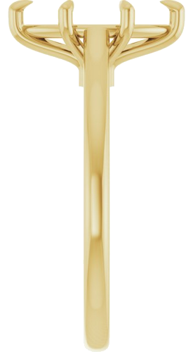 Sužadėtuvių Žiedas „Claw-Pong“ 14k yellow gold Marquise 11mm x 5.5mm (4)