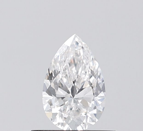 0.5 carat E-SI1 Natūralus Pear Deimantas (1)