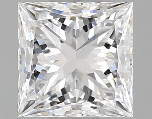 0.61 carat E-VS2 Natūralus Princess Deimantas (1)