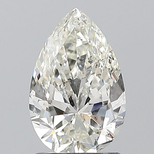 1.2 carat J-SI2 Natūralus Pear Deimantas (1)