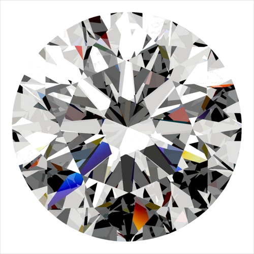 0.32 carat F-VVS1 Excellent cut Natūralus Round Deimantas (1)