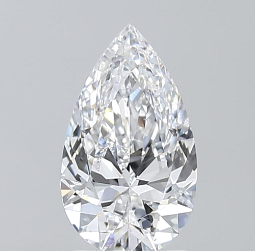 1.7 carat D-VS2 Natūralus Pear Deimantas (1)