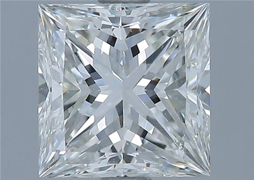 1.7 carat I-SI1 Natūralus Princess Deimantas (1)