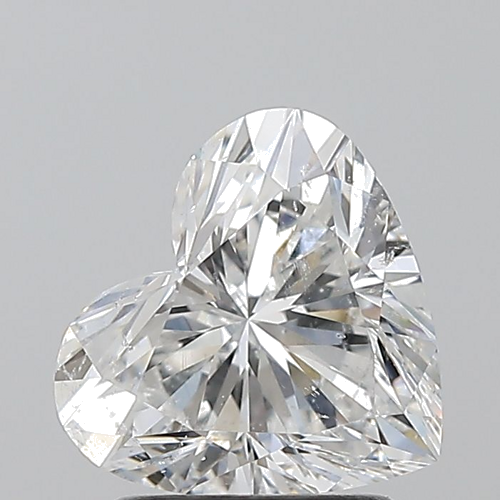 1.51 carat F-SI2 Natūralus Heart Deimantas (1)