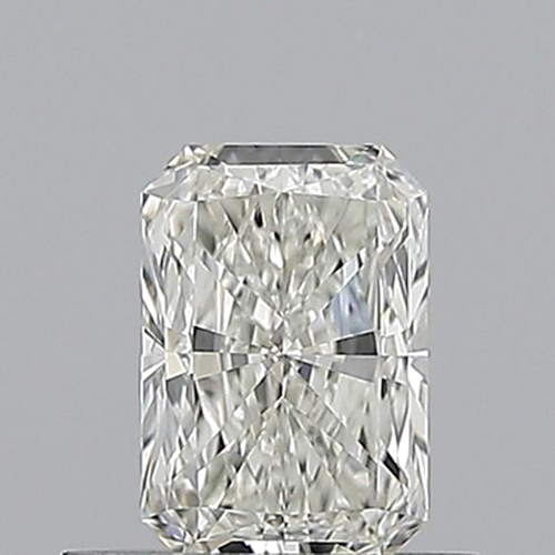 0.54 carat I-VVS2 Natūralus Radiant Deimantas (1)