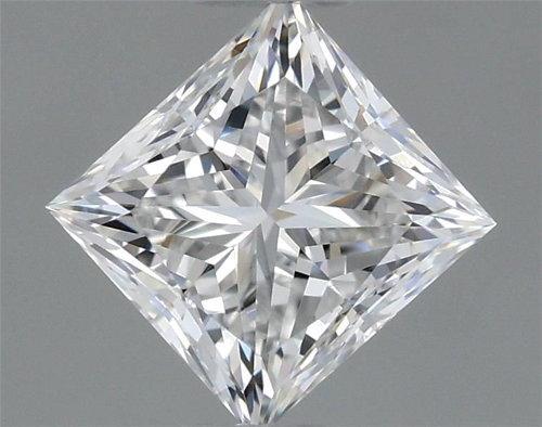 0.46 carat E-VS1 Natūralus Princess Deimantas (1)
